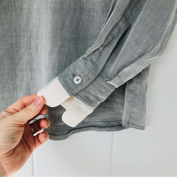 Escada Charcoal Blouse with Ivory Details - Picture 3 of 12